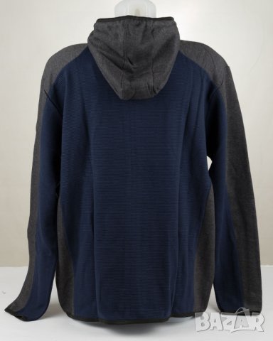 Мъжки суитчър в тъмносиньо и тъмносиво марка Kangol - XL, снимка 3 - Суичъри - 33472854