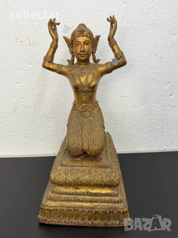 Бронзова скулптура / фигура на тайландско божество. №7515