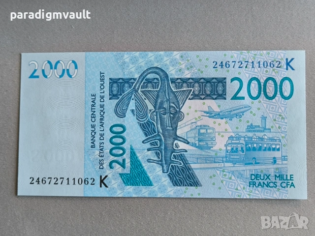 Банкнота - Сенегал - 2000 франка UNC | 2003г.