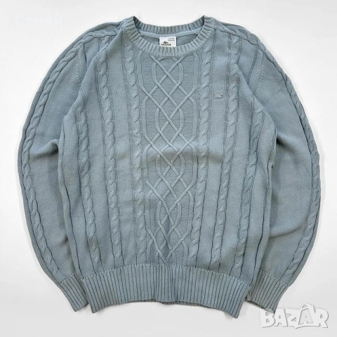 Lacoste Cable Knit Vintage Washed Пуловер
