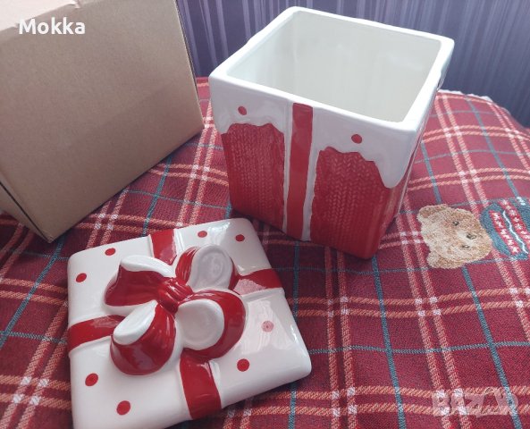 Коледен буркан за бисквитки, снимка 7 - Форми - 43071023