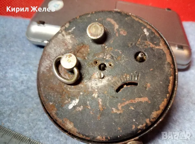 SLAVA 11 JEWELS MADE in USSR Стар КОЛЕКЦИОНЕРСКИ РУСКИ МЕХАНИЧЕН БУДИЛНИК СЛАВА 44047, снимка 11 - Антикварни и старинни предмети - 47685999