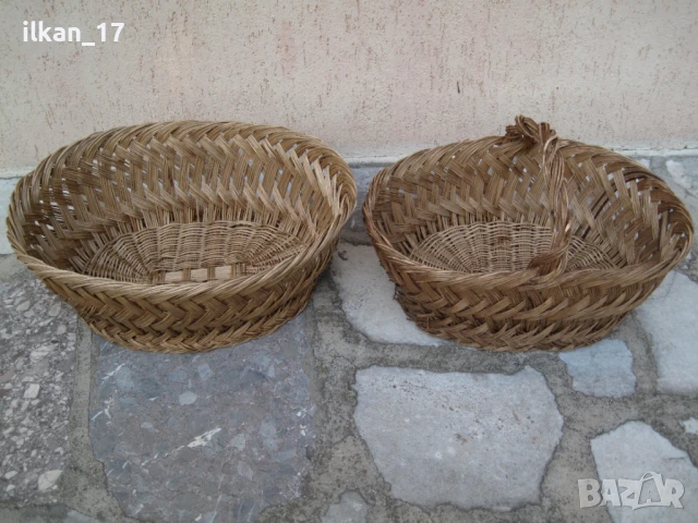 Кошници плетени два броя в отлично състояние внос от Германия, снимка 3 - Декорация за дома - 50955145