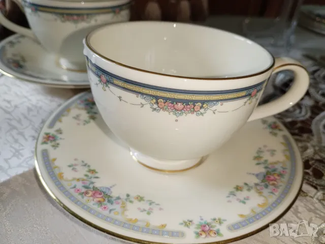 Двойни сетове  Английски порцелан. Royal Doulton-The Romantic Collection - Juliet, снимка 5 - Чаши - 48934826