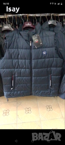 Мъжки зимен елек Паул Шарк в тъмно син цвят Л последен размер , снимка 4 - Спортни дрехи, екипи - 52791368