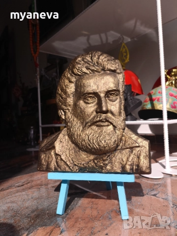 Ботев , скулптурен барелеф от Йордан Кръчмаров . , снимка 2 - Пана - 51523209