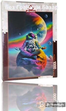 Нов Пъзел 1000 части за възрастни „Astronut is looking for calmness“, снимка 4 - Пъзели - 53530784