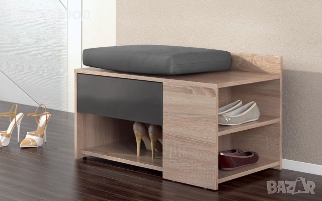 Шкаф за обувки с голяма възглавница за сядане, снимка 2 - Шкафове - 33147657