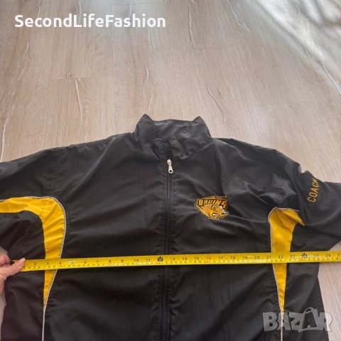 Мъжко яке Kobe Ball River Bruins винтидж ветровка, размер L, 90-те., снимка 4 - Якета - 52496330