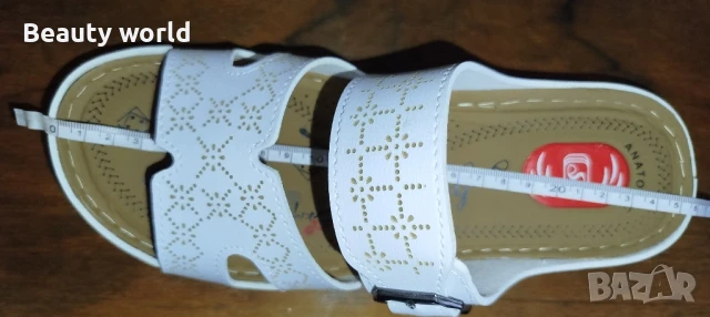 Бели чехли 40 номер , снимка 14 - Чехли - 50995881