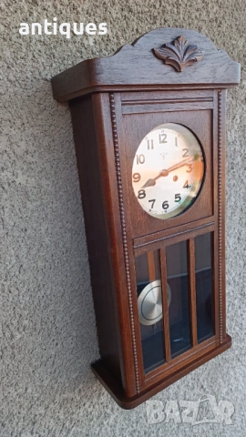 Стенен часовник - F.M.S Mauthe - Germany - Антика - 1930"г., снимка 5 - Антикварни и старинни предмети - 53030227