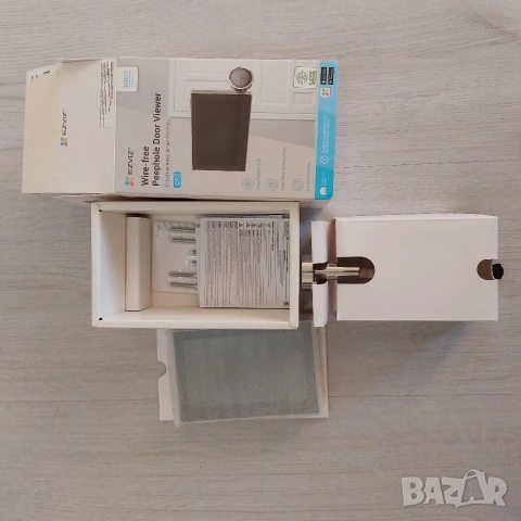 Смарт Видео Шпионка EZVIZ CP2 – 1080p Full HD, Wi-Fi, 4.3" Дисплей & Мобилно приложение, снимка 6 - Комплекти за видеонаблюдение - 53303151