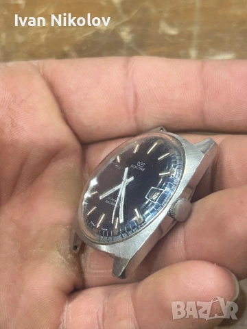 Рядък мъжки механичен часовник Glycine, снимка 5 - Мъжки - 51984290