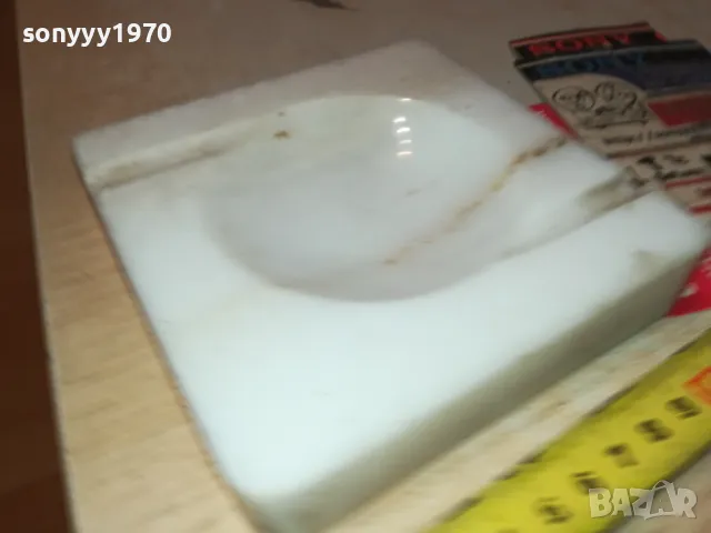 🍀МРАМОРЕН ПЕПЕЛНИК-1905251123LCHERY, снимка 4 - Антикварни и старинни предмети - 50343269