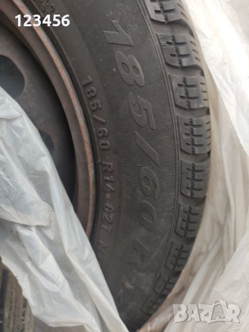 Метални джанти със зимни гуми за Форд Фиеста  185/60/14, снимка 3 - Гуми и джанти - 43475380