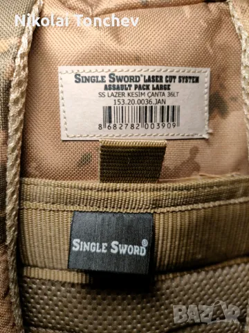 Патрулна раница “Single Suord” Assault Backpack MOLLE Sistem, снимка 5 - Раници - 49878905