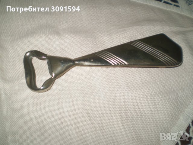 Колекционерска Стара отварачка Вратовръзка посребрена , снимка 4 - Антикварни и старинни предмети - 37431583