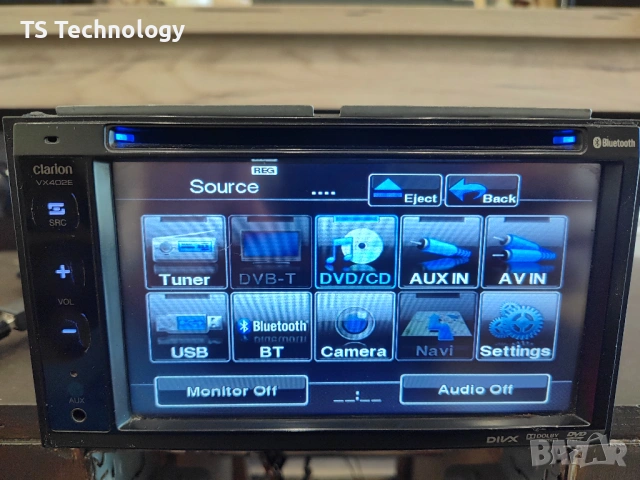 Висок клас Мултимедия Clarion VX402E Bluetooth / USB / AuX / CD / MP3, снимка 4 - Аксесоари и консумативи - 53045430
