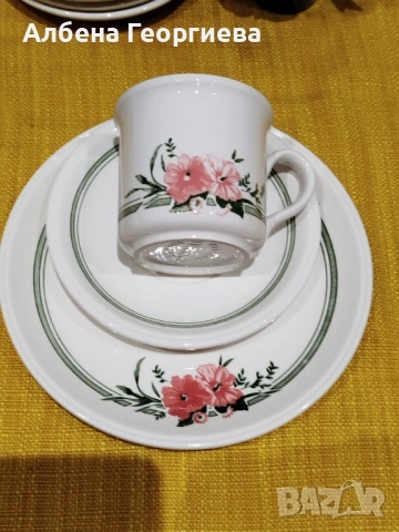 Английски комплект за закуска BILTONS COLOROLL ENGLAND 🍳 🍵🌹, снимка 4 - Сервизи - 53060143