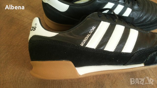 Adidas MUNDIAL GOAL Leather Football Shoes Размер EUR 43 1/3 / UK 9 за футбол в зала 66-14-S, снимка 4 - Спортни обувки - 43718009