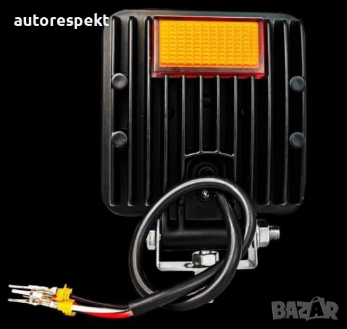 Диоден халоген LED светлини габарит, жълта 12/24V 48W, снимка 5 - Аксесоари и консумативи - 50896675