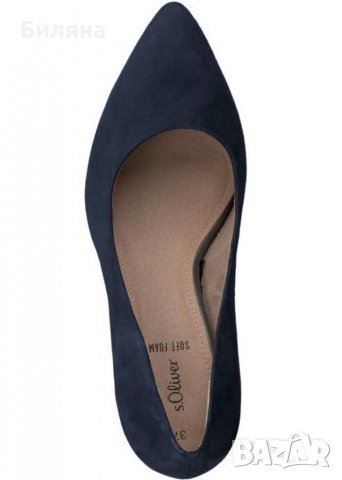 Дамски обувки на ток S'Oliver Номер 40 сини, снимка 2 - Дамски обувки на ток - 39769446