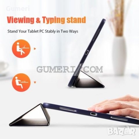 Apple iPad 10.2 (2019, 2020, 2021) - Калъф Тип Тефтер , снимка 5 - Калъфи, кейсове - 35139646