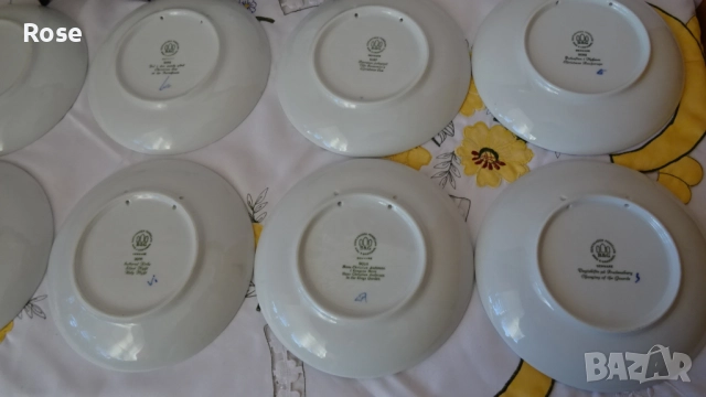 Предлагам поредица 12 броя  чинии Vintage Копенхаген Дания B&G  , снимка 12 - Антикварни и старинни предмети - 52337359