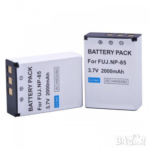 Батерия за FUJIFILM NP-85, 2000mAh NP85, FNP-85, FNP85, FNP 85, NP170, SL240,SL245,SL300,SL305,CB170, снимка 2 - Батерии, зарядни - 37013702