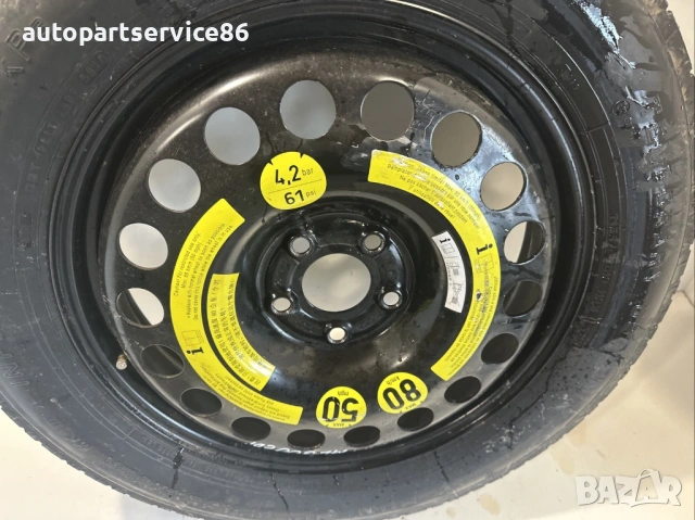 Патерица Резервна гума с джанта 18 цола ET40 за Mercedes-Benz ML W164, номер на част A1644000002, снимка 3 - Гуми и джанти - 53529758