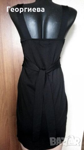 Черна рокля Amisu 🍀👗S,M 👗🍀 арт.466, снимка 3 - Рокли - 27103227