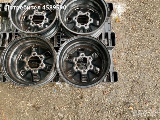 4бр.Оригинални железни джанти 15цола 6x139.7 за Toyota Hilux,Hiace, снимка 10 - Гуми и джанти - 52015109