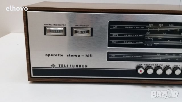Радио Telefunken operette hifi 205, снимка 2 - Радиокасетофони, транзистори - 27128947