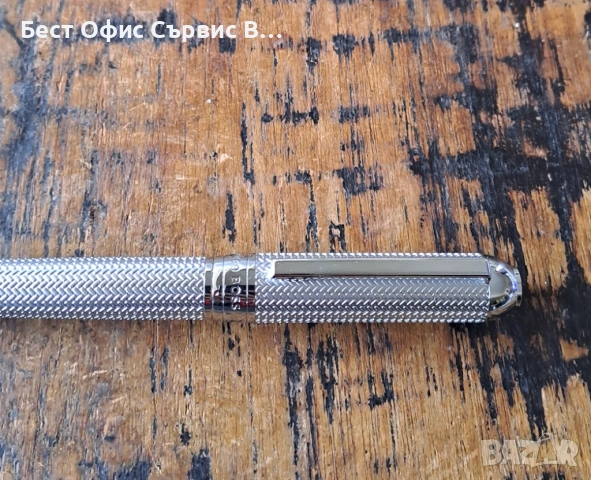 химикалка HUGO BOSS Elemental сребро метал с шарки тип рибена кост, снимка 8 - Ученически пособия, канцеларски материали - 53382566