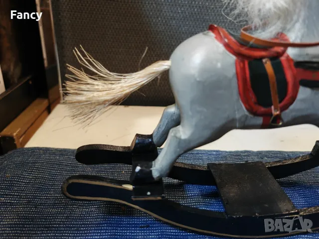 Дървено конче-люлка , снимка 5 - Антикварни и старинни предмети - 49425080