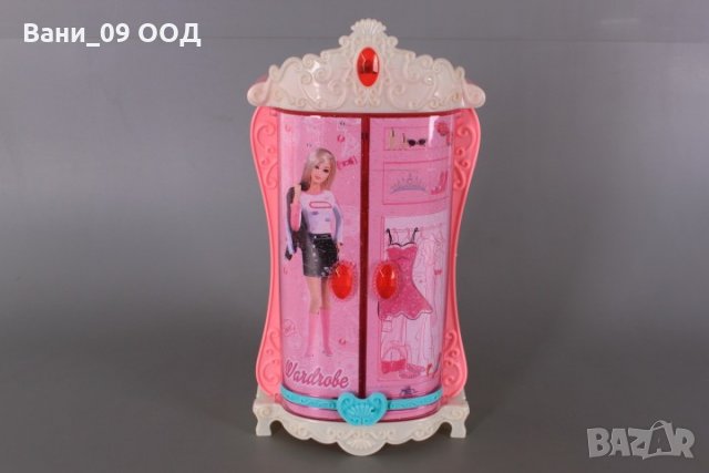 Кукла Барби с гардероб, тоалетка и аксесоари, снимка 6 - Кукли - 35132062