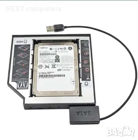 USB кабел/адаптер за DVD/CD на лаптоп + Гаранция, снимка 5 - Кабели и адаптери - 47902658