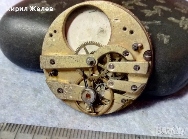 МЕХАНИЗЪМ от СТАР РЯДЪК ШВЕЙЦАРСКИ ДЖОБЕН ЧАСОВНИК с ПОРЦЕЛАНОВ РИМСКИ ЦИФЕРБЛАТ 49686, снимка 6 - Антикварни и старинни предмети - 48623429