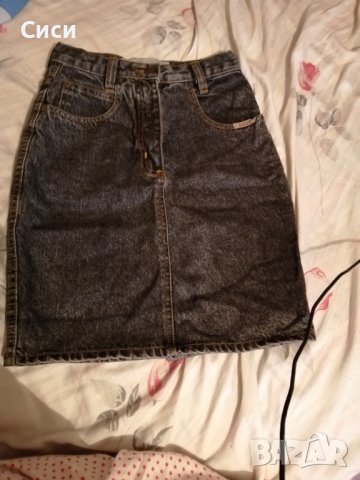 Дънкова пола , снимка 8 - Поли - 37802203