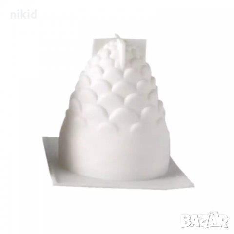 3D Шишарка ананас борче силиконов молд форма калъп свещ гипс шоколад свещи украса декор, снимка 5 - Форми - 35341743