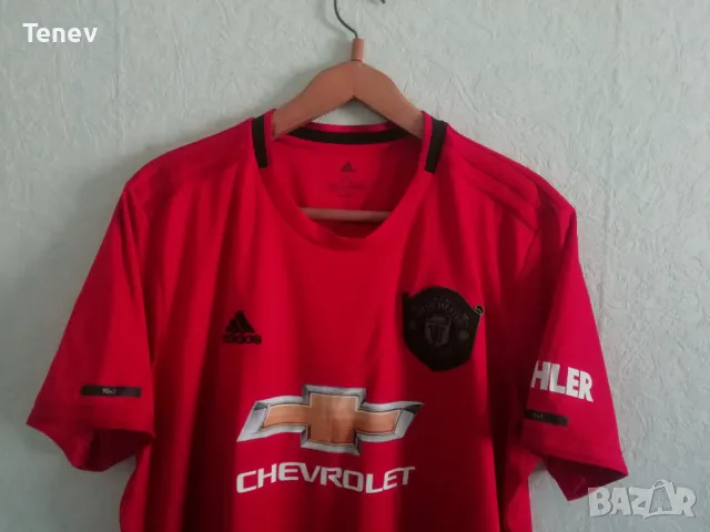Manchester United Wan-Bissaka 2019/2020 Adidas оригинална юбилейна тениска фланелка Ман Юнайтед 2XL, снимка 4 - Тениски - 49024687