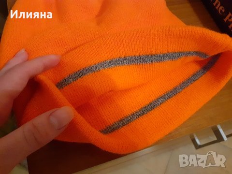 Оранжева шапка, снимка 3 - Шапки - 27804290