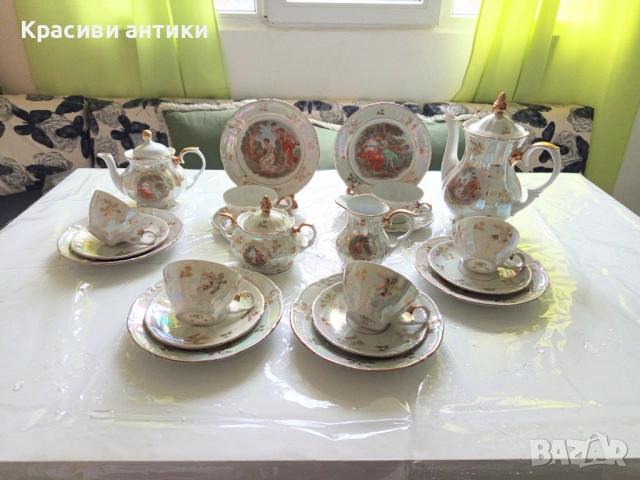 Порцелан, фин костен сервиз"Мадона", снимка 5 - Други ценни предмети - 53270637