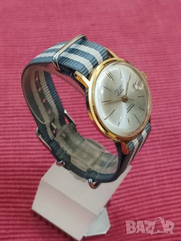 Стар мъжки часовник Полет, автомат, 29 камъка. , снимка 2 - Мъжки - 43730814