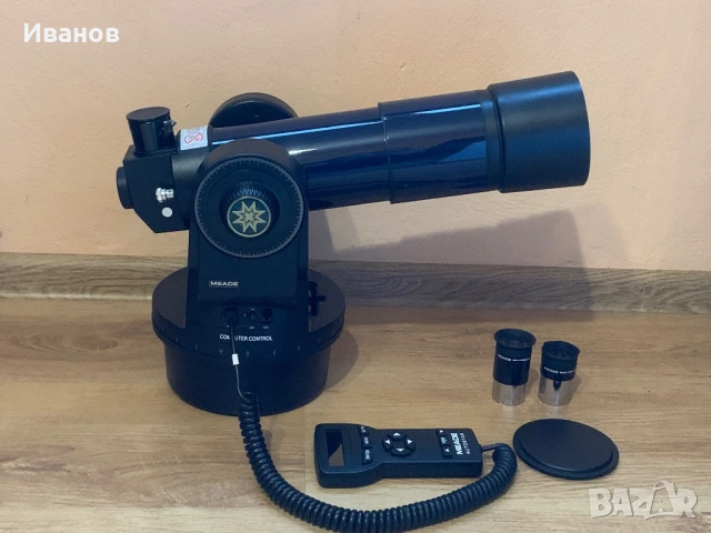 Продавам телескоп Meade ETX 70 - рефрактор, снимка 2 - Друга електроника - 53471971