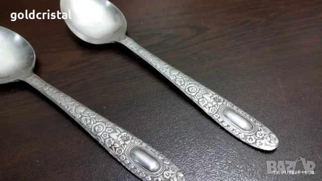 Стари немски прибори лъжици , снимка 4 - Антикварни и старинни предмети - 48871893