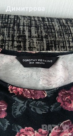Дамска рокля с флорални мотиви -  Dorothy Perkins - EU 12, снимка 6 - Рокли - 32732753