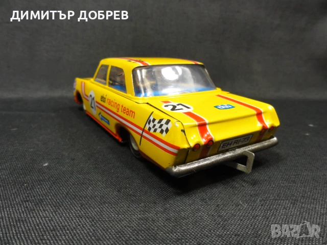 СТАРА РЕТРО СОЦ GDR DDR МЕТАЛНА ИГРАЧКА АВТОМОБИЛ КОЛИЧКА OPEL REKORD EHRI , снимка 3 - Колекции - 50591813