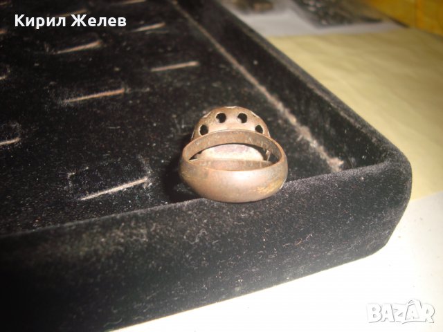 СТАР РЯДЪК МЕДЕН ПРЪСТЕН ПЕЧАТ с ОСМАНСКА ТУГРА и НАДПИСИ ОТВЪТРЕ РЪЧНА ИЗРАБОТКА 22595, снимка 15 - Антикварни и старинни предмети - 33045273
