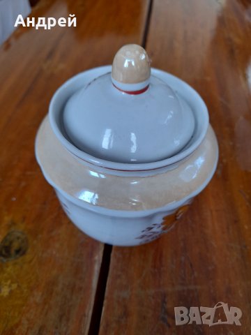 Стара порцеланова захарница #8, снимка 3 - Антикварни и старинни предмети - 35201373